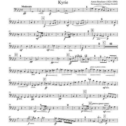 Mass in F minor double bass