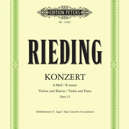 Concerto for Violin and Piano in B minor Op. 35