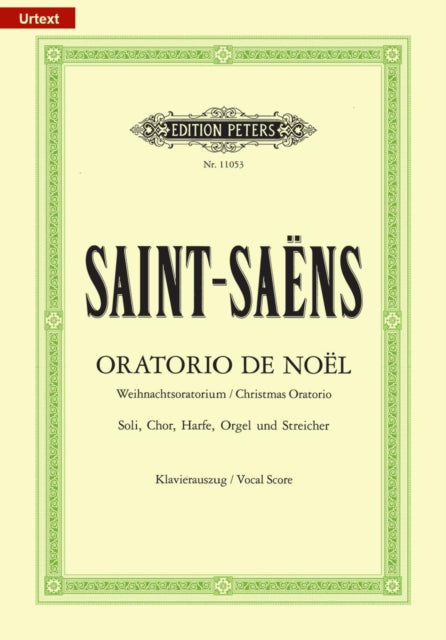 Oratorio de Noel Christmas Oratorio Op. 12 Vocal Score