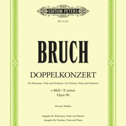Double Concerto for Clarinet Violin Viola