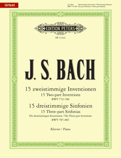 Inventions and Sinfonias BWV 772801 for Piano