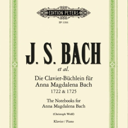 The Notebooks for Anna Magdalena Bach 1722  1725