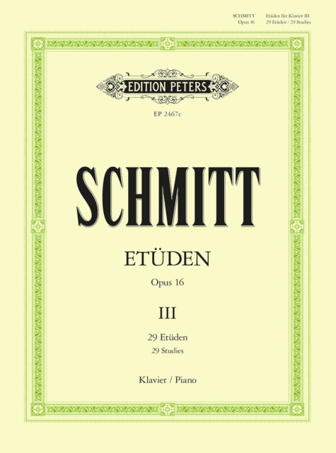 Studies Op. 16 Book III