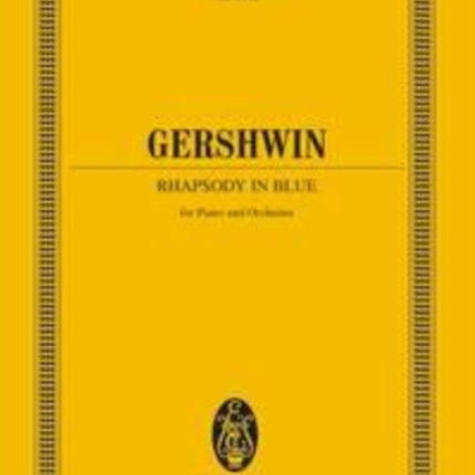 Rhapsody in Blue  Piano and Orchestra  study