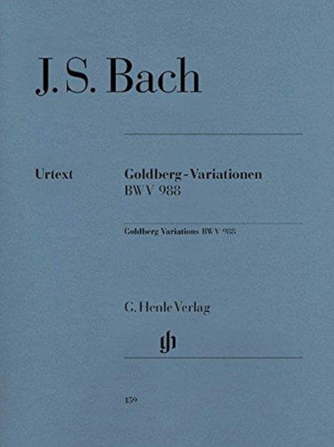 J S BACH GOLDBERG VARIATIONEN BWV 988