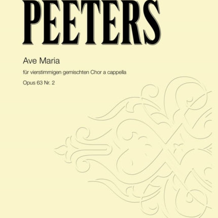 Ave Maria Op. 63 No. 2