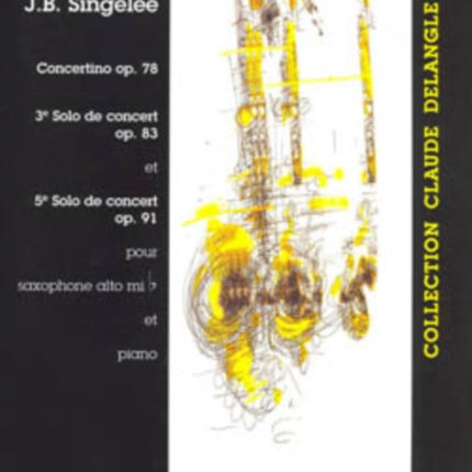 SOLOS DE CONCERT OP78 ALTO SAXOPHONE  P