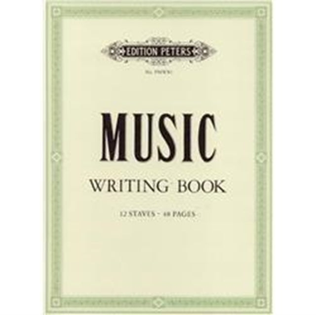 PETERS MUSIC WRITING BOOK PORTRAIT