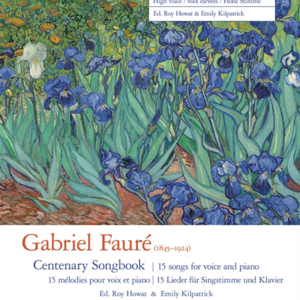 Gabriel Faure Centenary Songbook High Voice