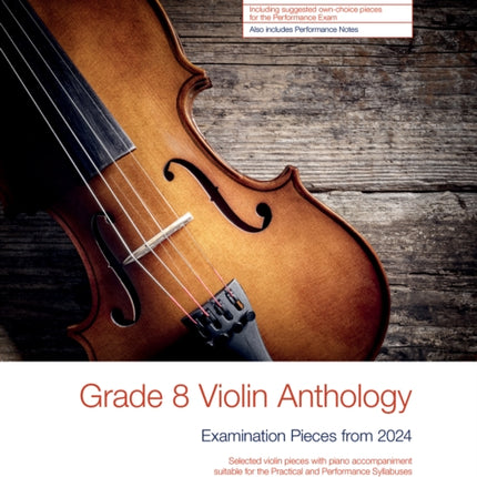 Grade 8 Violin Anthology from 2024