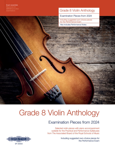 Grade 8 Violin Anthology from 2024