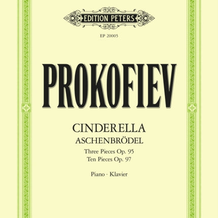 Cinderella 13 Pieces for Piano Op. 95 Op. 97 Aschenbrodel