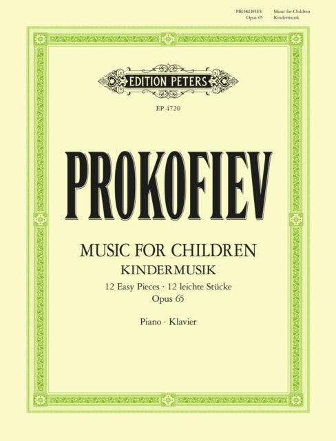 Music for Children 12 Easy Pieces Op. 65 Musik fÃr Kinder