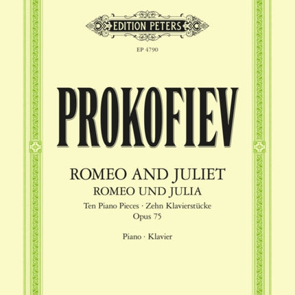 Romeo and Juliet Ten Piano Pieces Op. 75