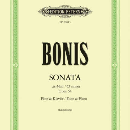 Sonata for Flute and Piano in Csharp minor Op. 64