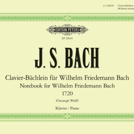 Notebook for Wilhelm Friedemann Bach