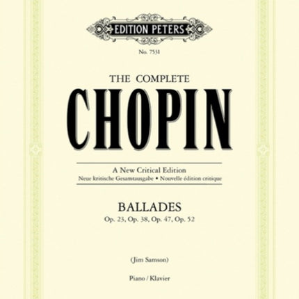 The Complete Chopin Ballades