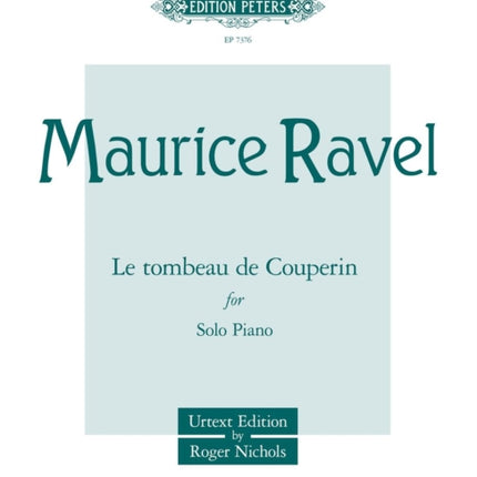 Le tombeau de Couperin for Piano