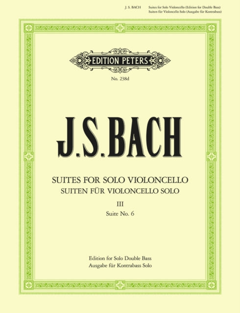 6 Solo Violoncello Suites BWV 10071012 Vol.3