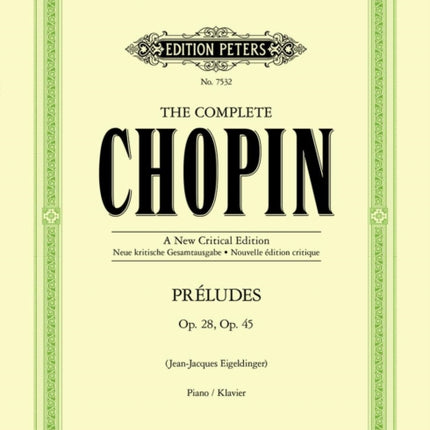 The Complete Chopin Preludes for Piano