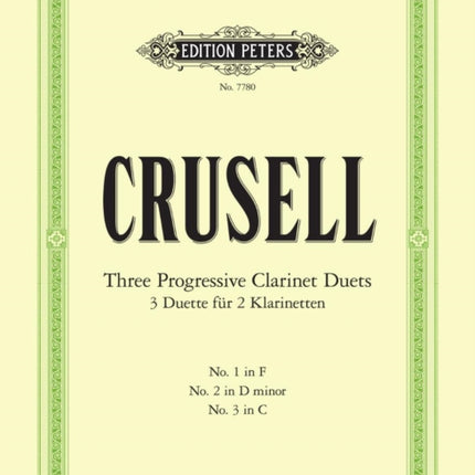 Progressive Duets for Two Clarinets Complete in