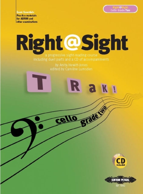 RightSight for Cello Grade 2 includes duet parts and a CD of accompaniments