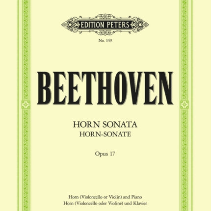 Horn Sonata in F Op.17