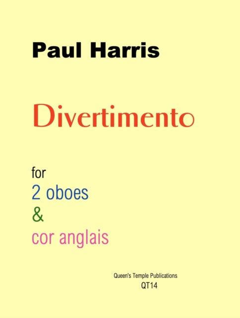Divertimento 2 oboes  cor anglais