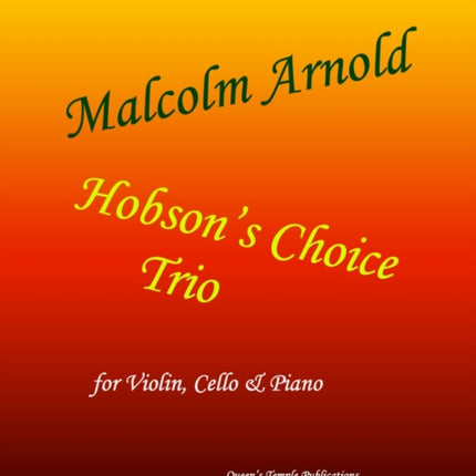 Hobsons Choice Trio