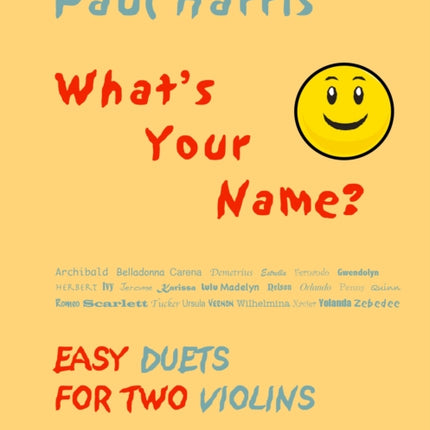 Whats Your Name Violin Duet