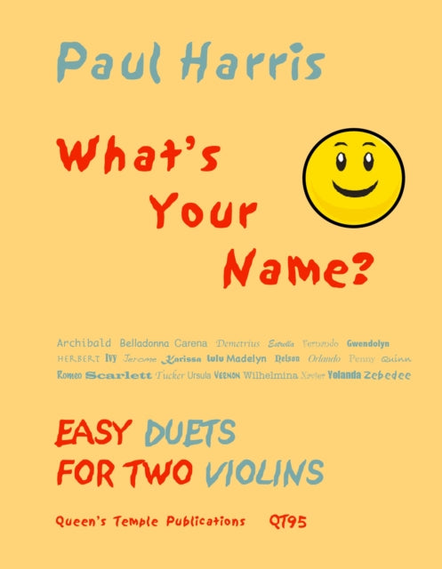 Whats Your Name Violin Duet