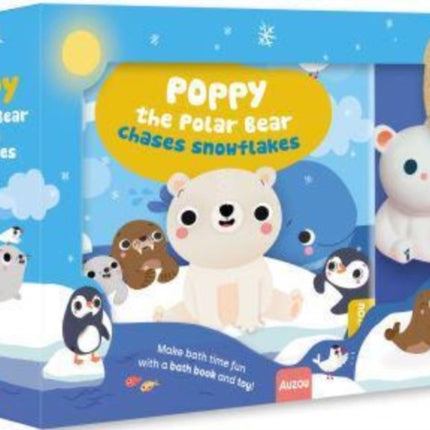 Poppy the Polar Bear Chases Snowflakes