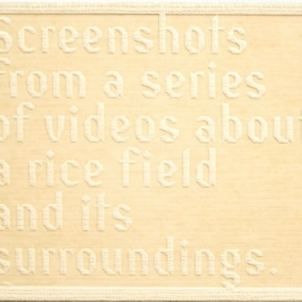 Screenshots of a rice field and its surroundings