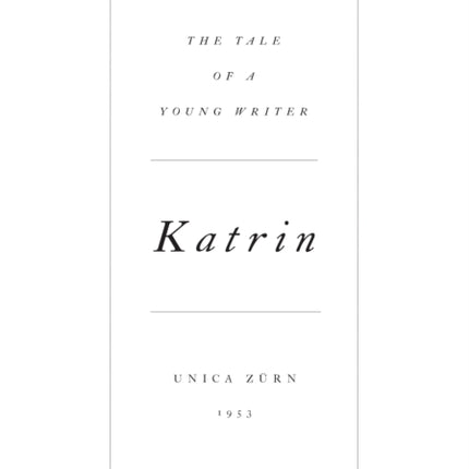 Katrin The Tale of a Young Writer