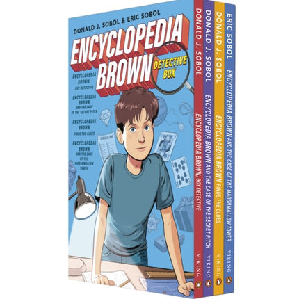 Encyclopedia Brown Detective Box Set 4Book Box Set