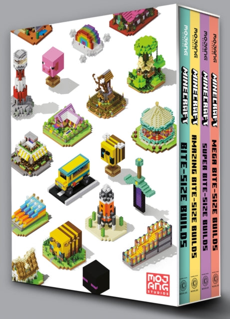 Minecraft BiteSize Builds Collection 4Book Boxed Set