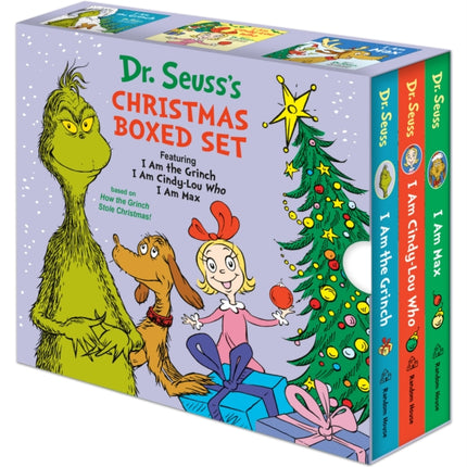 Dr. Seusss Christmas 3Book Boxed Set I Am the Grinch I Am CindyLou Who I Am Max