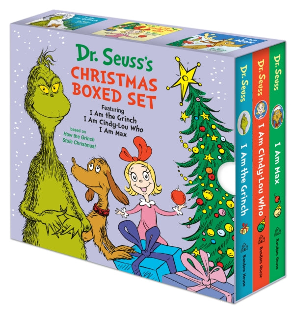 Dr. Seusss Christmas 3Book Boxed Set I Am the Grinch I Am CindyLou Who I Am Max
