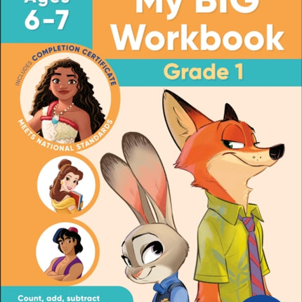 Disney Learning Big Workbook Grade 1