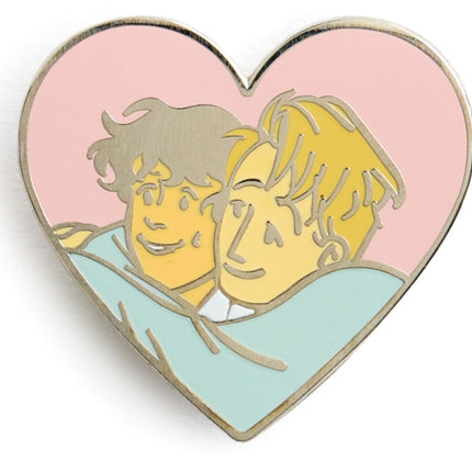Heartstopper Charlie and Nick Enamel Pin