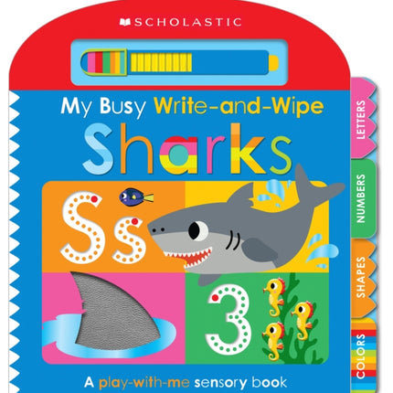 My Busy WriteAndWipe Sharks Scholastic Early Learners