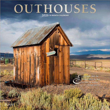 Outhouses  Toilettenhäuschen 2026  16Monatskalender