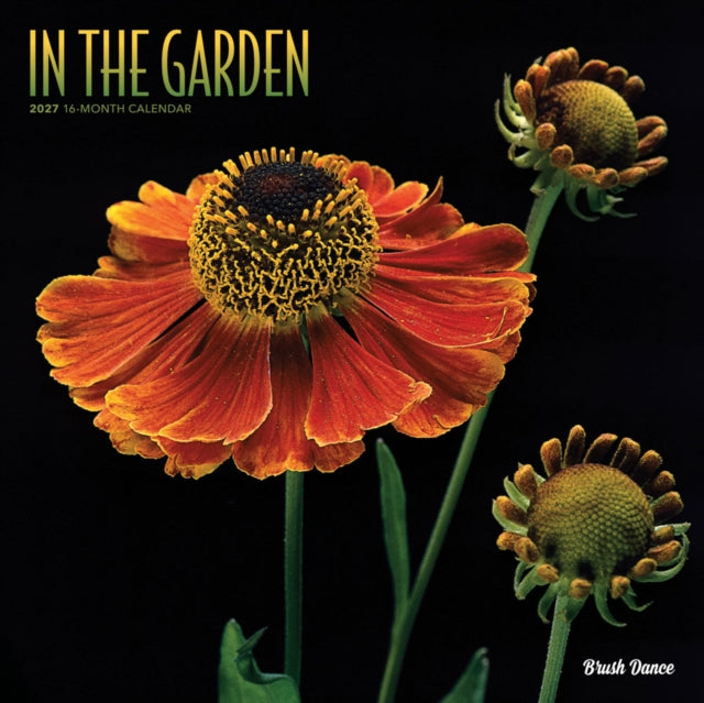 In the Garden 2027 12 X 24 Inch Hanging Monthly Square Wall Calendar PlasticFree