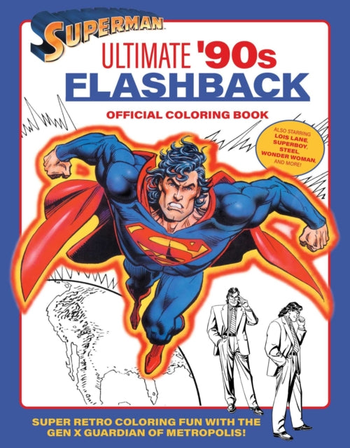 Superman Ultimate 90s Flashback Official Coloring