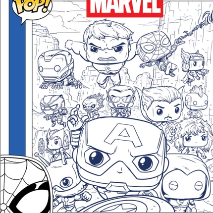 Funko Pop Coloring Book Marvel Avengers