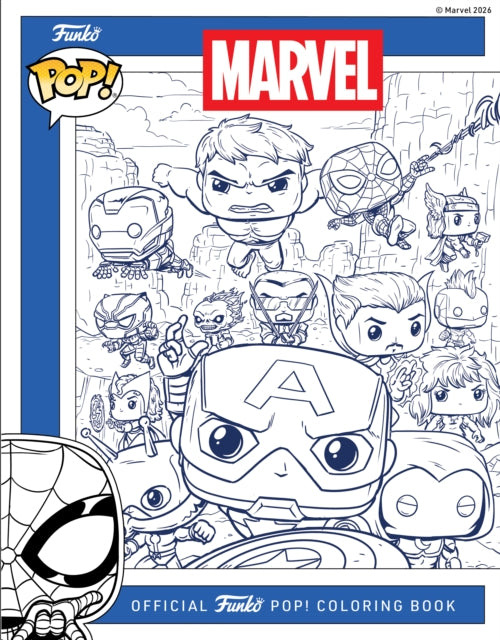 Funko Pop Coloring Book Marvel Avengers