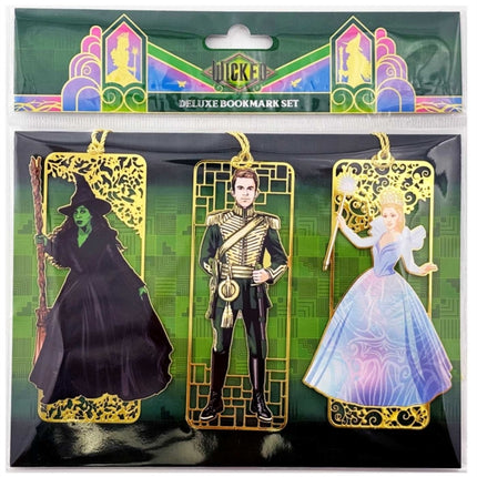 Wicked Deluxe Bookmark Set Set of 3