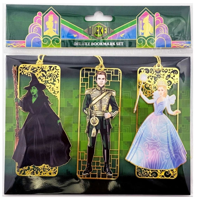 Wicked Deluxe Bookmark Set Set of 3