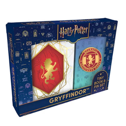 Harry Potter Gryffindor Tiny Book and Pin Set