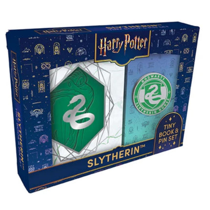 Harry Potter Slytherin Tiny Book and Pin Set